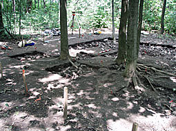 couches in situ. Occupation du fort et de la mission.